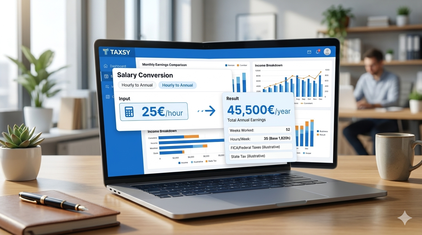 Convertisseur salaire horaire en annuel
